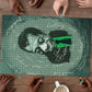 James Baldwin Puzzle Green Handwritten Script Design Smiling Portrait Civil Rights and Literature - African Pride