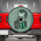 James Baldwin Spare Tire Cover Green Handwritten Script Design Smiling Portrait Civil Rights and Literature - African Pride