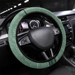 James Baldwin Steering Wheel Cover Green Handwritten Script Design Smiling Portrait Civil Rights and Literature - African Pride