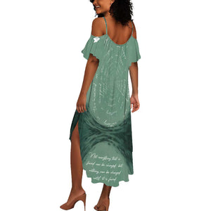 James Baldwin Summer Maxi Dress Green Handwritten Script Design Smiling Portrait Civil Rights and Literature TS04