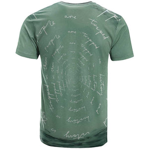 James Baldwin T shirt Green Handwritten Script Design Smiling Portrait Civil Rights and Literature TS04