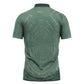 James Baldwin Zipper Polo Shirt Green Handwritten Script Design Smiling Portrait Civil Rights and Literature - African Pride