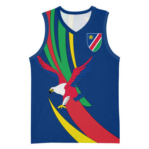 African Fish Eagle Namibia Basketball Jersey Gemsbok Supporters Style - African Pride
