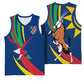 African Fish Eagle Namibia Basketball Jersey Gemsbok Supporters Style - African Pride