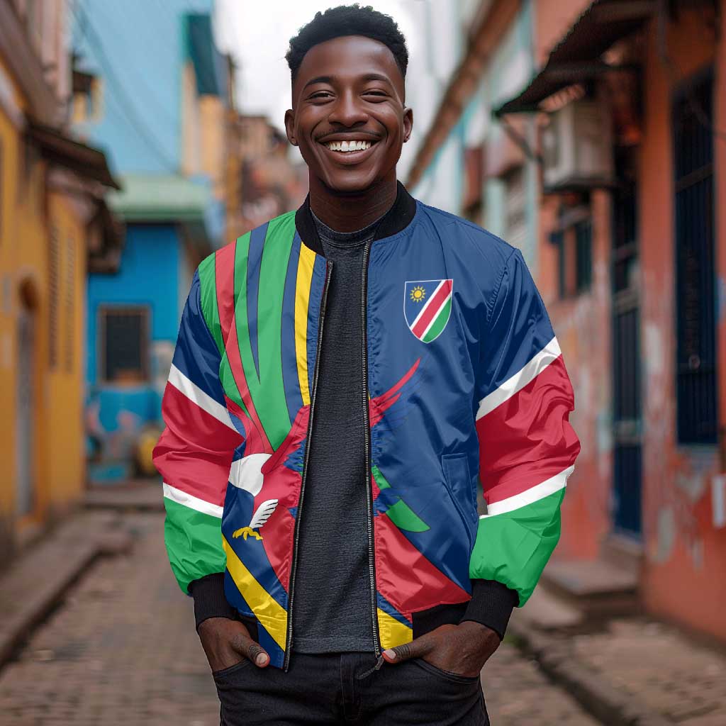 African Fish Eagle Namibia Bomber Jacket Gemsbok Supporters Style
