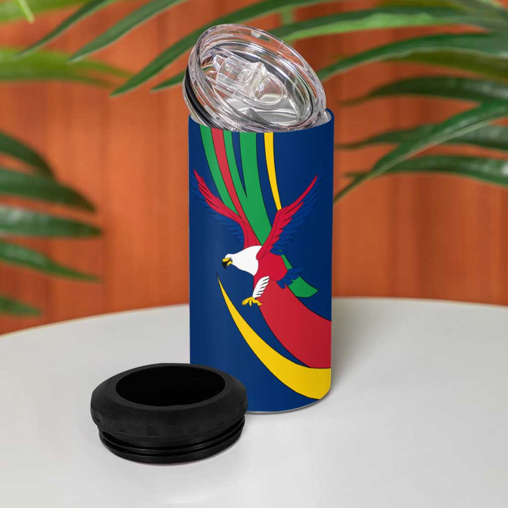 African Fish Eagle Namibia 4 in 1 Can Cooler Tumbler Gemsbok Supporters Style