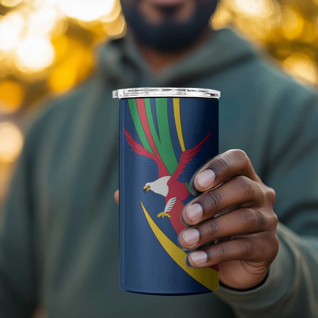 African Fish Eagle Namibia 4 in 1 Can Cooler Tumbler Gemsbok Supporters Style