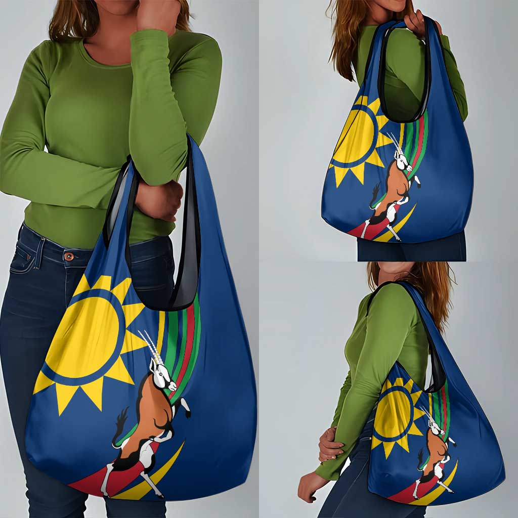 African Fish Eagle Namibia Grocery Bag Gemsbok Supporters Style