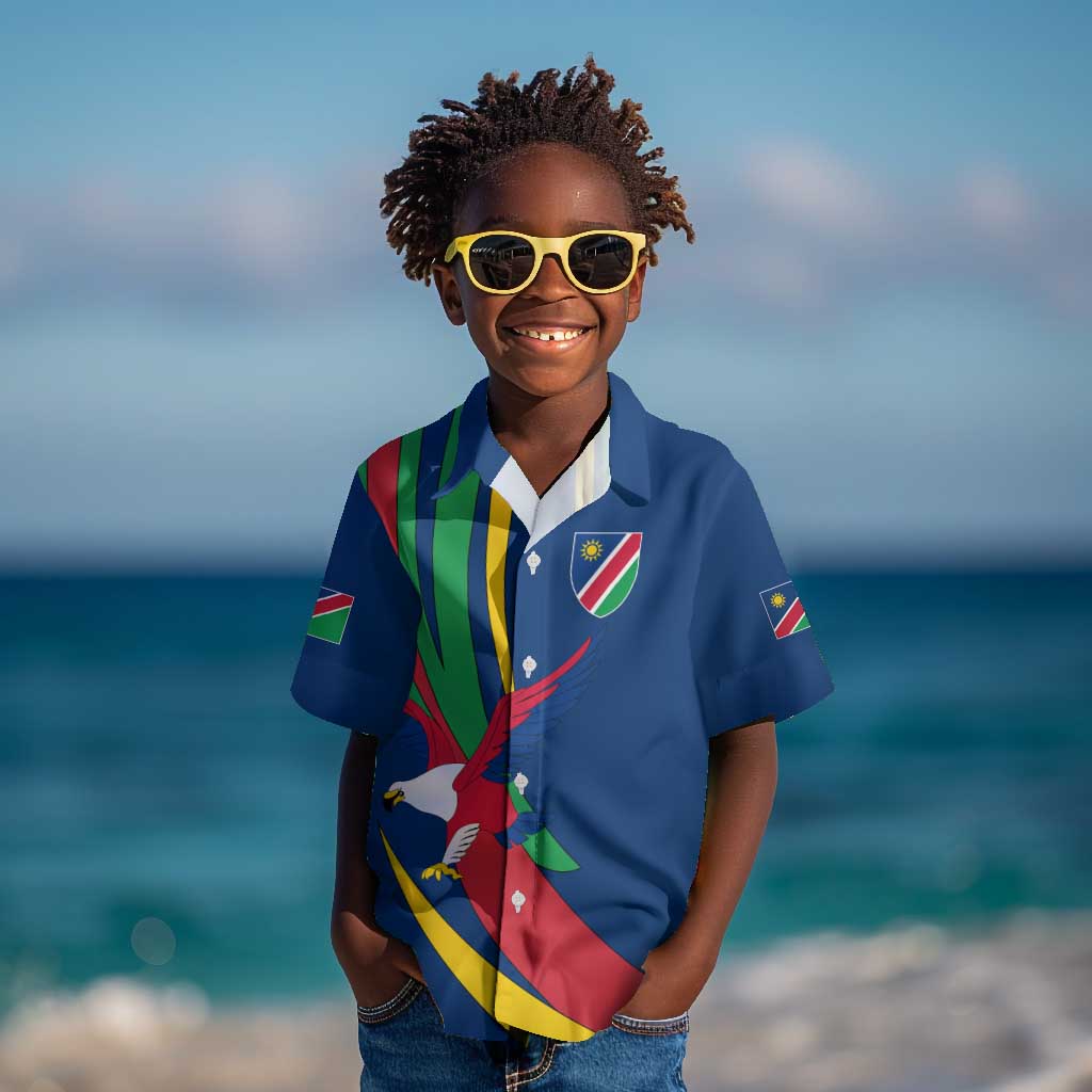 African Fish Eagle Namibia Kid Hawaiian Shirt Gemsbok Supporters Style