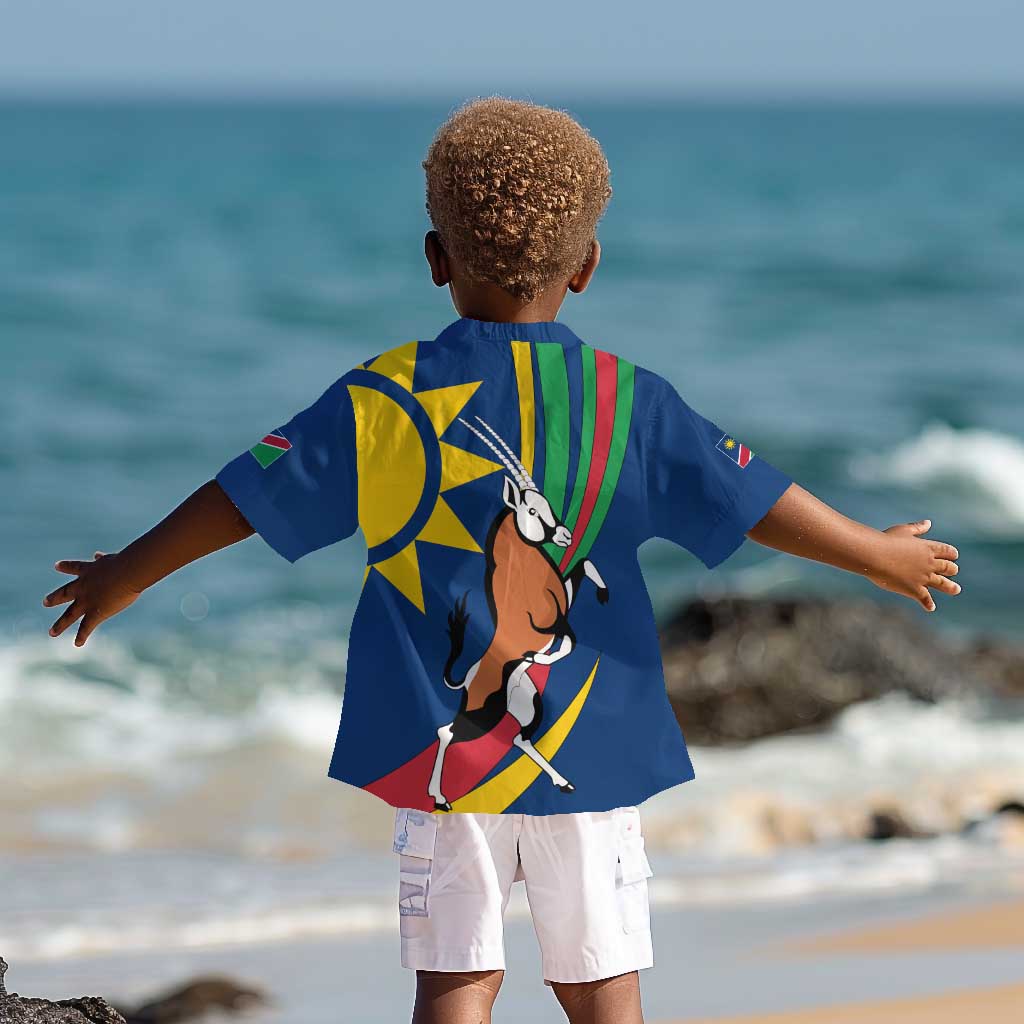 African Fish Eagle Namibia Kid Hawaiian Shirt Gemsbok Supporters Style