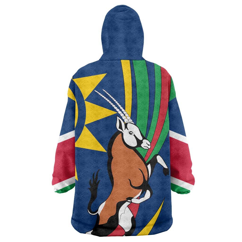 African Fish Eagle Namibia Kid Wearable Blanket Hoodie Gemsbok Supporters Style