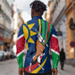 African Fish Eagle Namibia Long Sleeve Button Shirt Gemsbok Supporters Style