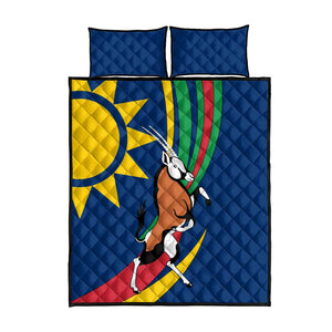 African Fish Eagle Namibia Quilt Bed Set Gemsbok Supporters Style