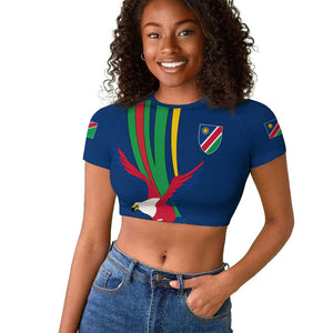 African Fish Eagle Namibia Raglan Cropped T shirt Gemsbok Supporters Style