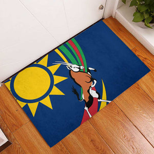 African Fish Eagle Namibia Rubber Doormat Gemsbok Supporters Style