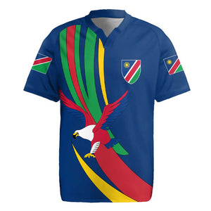 African Fish Eagle Namibia Rugby Jersey Gemsbok Supporters Style