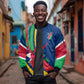 African Fish Eagle Namibia Sleeve Zip Bomber Jacket Gemsbok Supporters Style