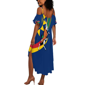 African Fish Eagle Namibia Summer Maxi Dress Gemsbok Supporters Style