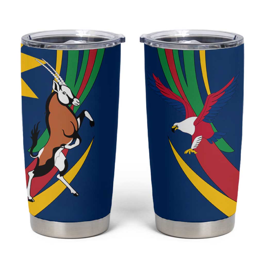 African Fish Eagle Namibia Tumbler Cup Gemsbok Supporters Style