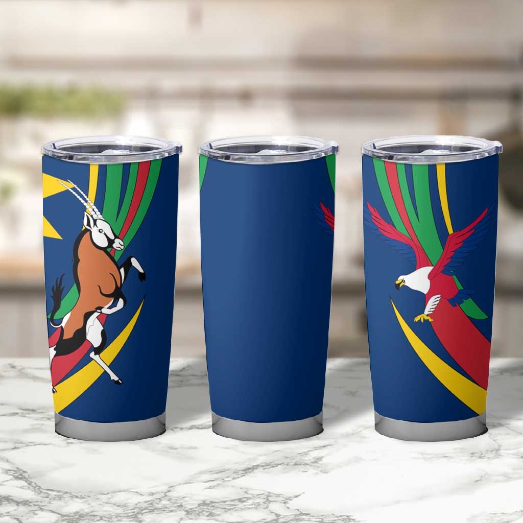 African Fish Eagle Namibia Tumbler Cup Gemsbok Supporters Style