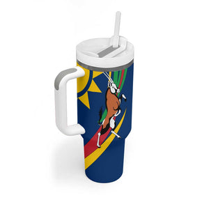 African Fish Eagle Namibia Tumbler With Handle Gemsbok Supporters Style