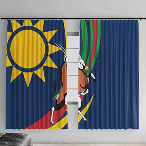 African Fish Eagle Namibia Window Curtain Gemsbok Supporters Style