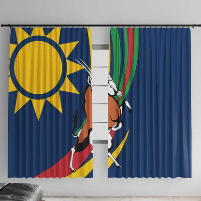 African Fish Eagle Namibia Window Curtain Gemsbok Supporters Style