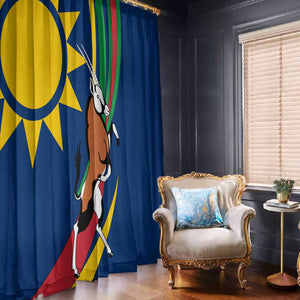African Fish Eagle Namibia Window Curtain Gemsbok Supporters Style