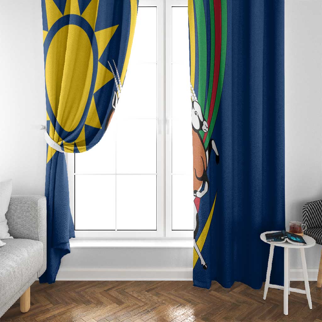 African Fish Eagle Namibia Window Curtain Gemsbok Supporters Style