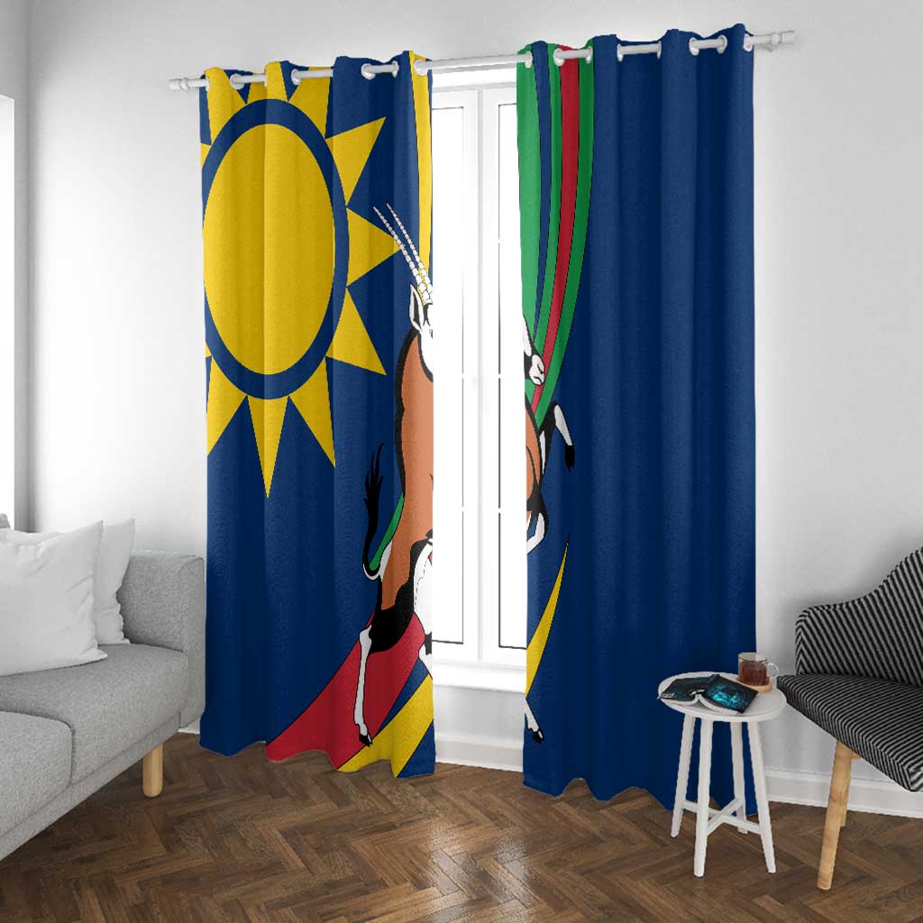African Fish Eagle Namibia Window Curtain Gemsbok Supporters Style