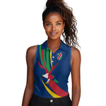 African Fish Eagle Namibia Women Sleeveless Polo Shirt Gemsbok Supporters Style