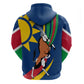 African Fish Eagle Namibia Zip Hoodie Gemsbok Supporters Style
