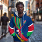 African Fish Eagle Namibia Zip Hoodie Gemsbok Supporters Style