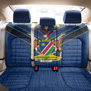 Namibia Yellow Sun Back Car Seat Cover Sporty Style with Traditional Patterns