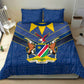 Namibia Yellow Sun Bedding Set Sporty Style with Traditional Patterns