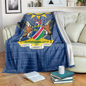 Namibia Yellow Sun Blanket Sporty Style with Traditional Patterns