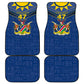 Namibia Yellow Sun Car Mats Sporty Style with Traditional Patterns