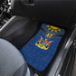Namibia Yellow Sun Car Mats Sporty Style with Traditional Patterns