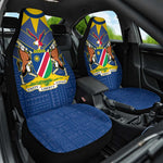 Namibia Yellow Sun Car Seat Cover Sporty Style with Traditional Patterns