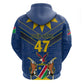 Namibia Yellow Sun Hoodie Sporty Style with Traditional Patterns