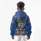 Namibia Yellow Sun Kid Hoodie Sporty Style with Traditional Patterns