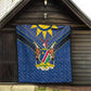 Namibia Yellow Sun Quilt Sporty Style with Traditional Patterns