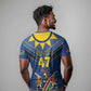 Namibia Yellow Sun T shirt Sporty Style with Traditional Patterns