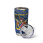 Namibia Yellow Sun Tumbler Cup Sporty Style with Traditional Patterns