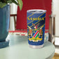 Namibia Yellow Sun Tumbler Cup Sporty Style with Traditional Patterns
