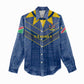 Namibia Yellow Sun Women Casual Shirt Sporty Style with Traditional Patterns