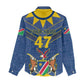 Namibia Yellow Sun Women Casual Shirt Sporty Style with Traditional Patterns
