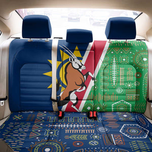 Namibia Gemsbok Back Car Seat Cover Flag Design with African Patterns