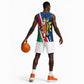 Namibia Gemsbok Basketball Jersey Flag Design with African Patterns - African Pride