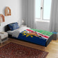 Namibia Gemsbok Bedding Set Flag Design with African Patterns